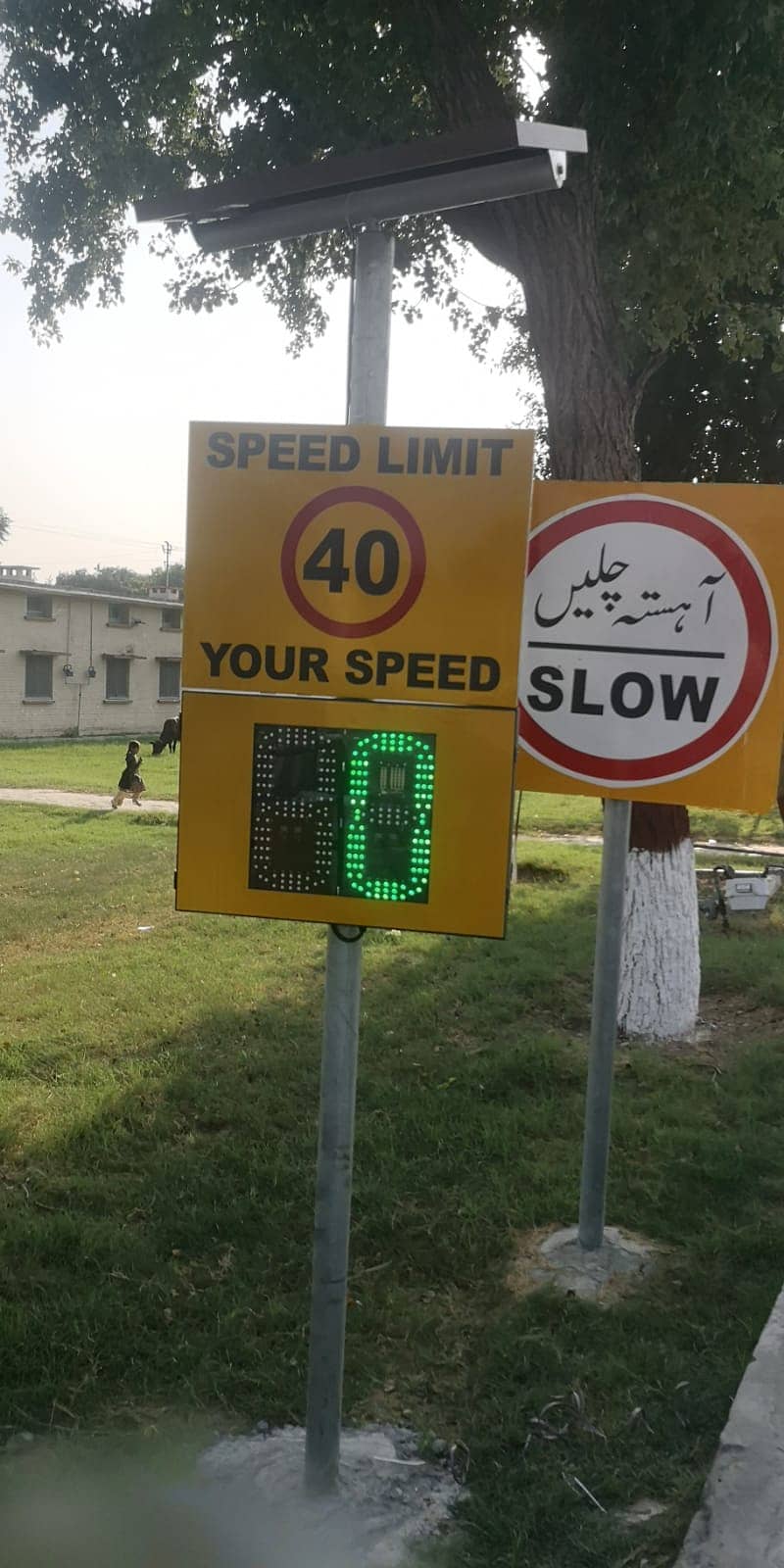 Installation of Radar Speed Sign Boards 4