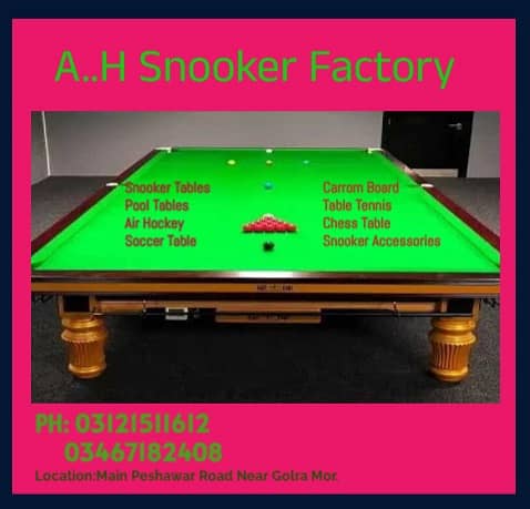 Billiard Tables|Carrom Board |Table Tennis |Chess Table |Snooker Acce 0