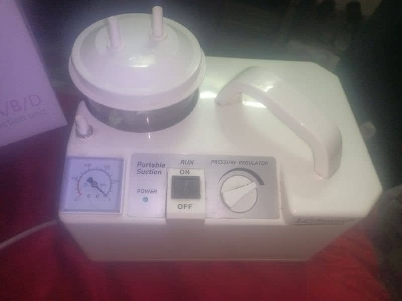 suction machine complete slightly used 1