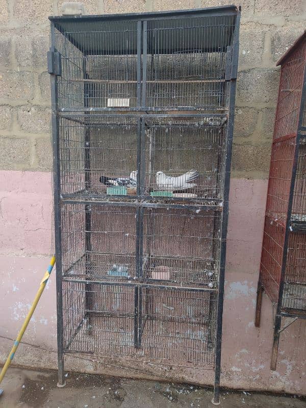 8 portion Cage with Heavy Stand 0