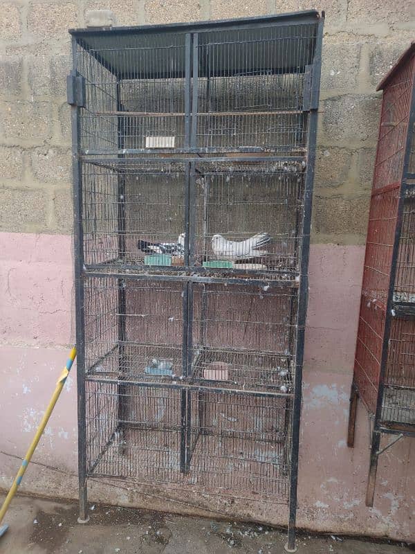 8 portion Cage with Heavy Stand 1