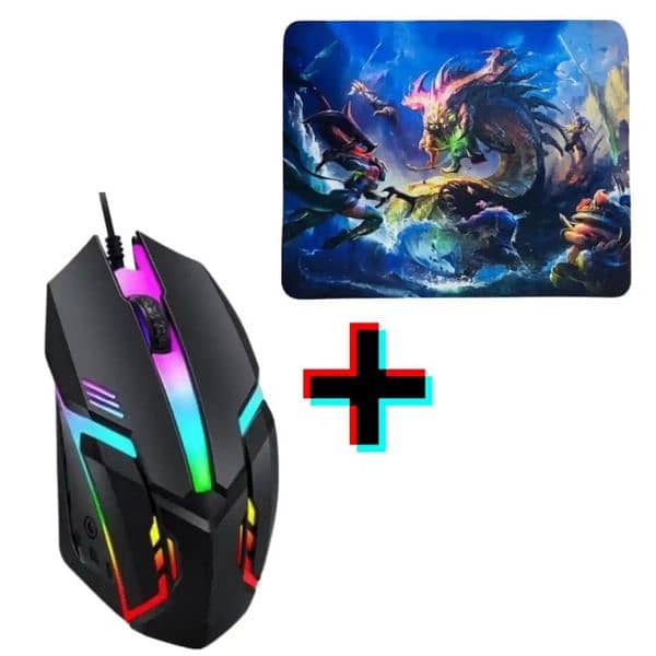 Best Gaming Mouse+Pad 1000 0