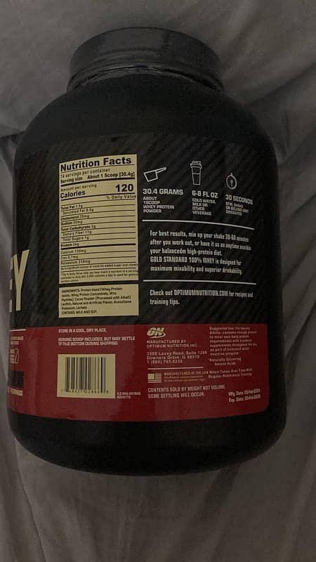 Gold Standard 100% original Whey Protein seal packed brand new 1