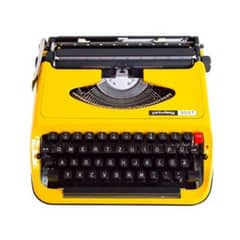 Privilege Portable Typewriter with cover case