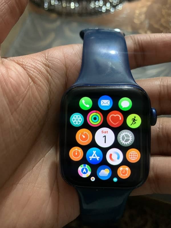 Apple Watch Series 6 44mm blue 6