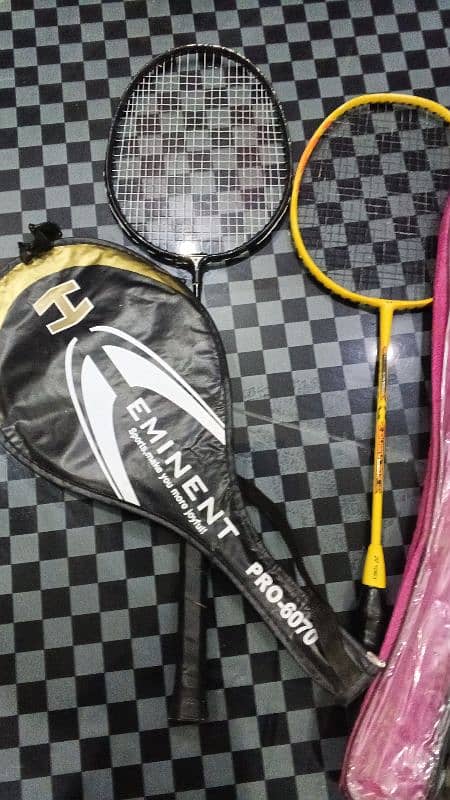 A gently used, top-quality racket. 1