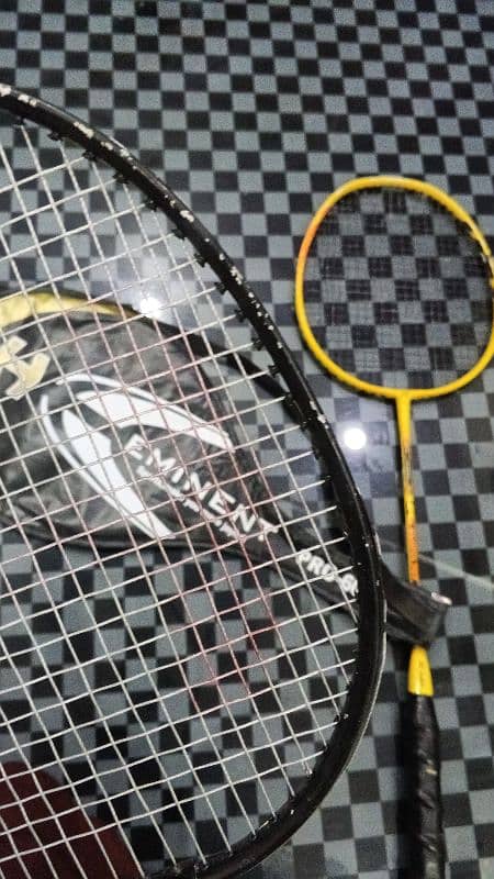 A gently used, top-quality racket. 3