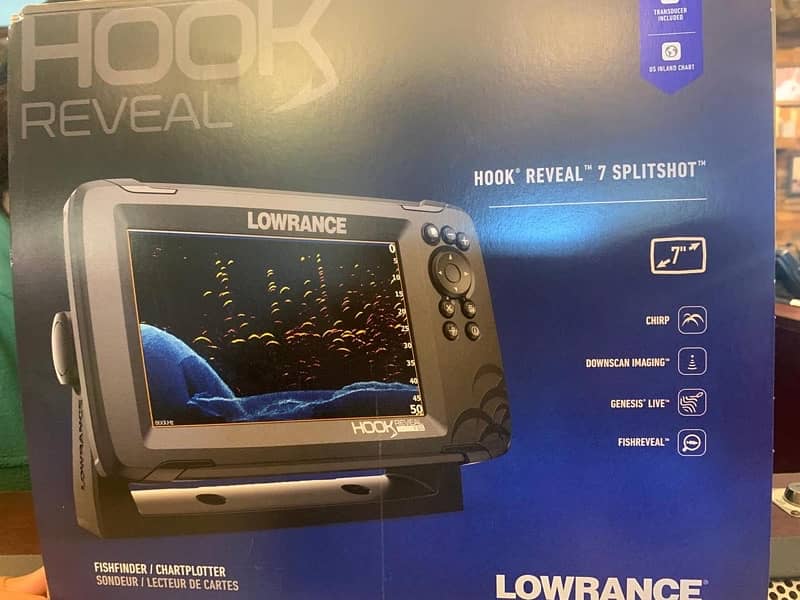 Lowrance fish revel hook 7 split shot 2