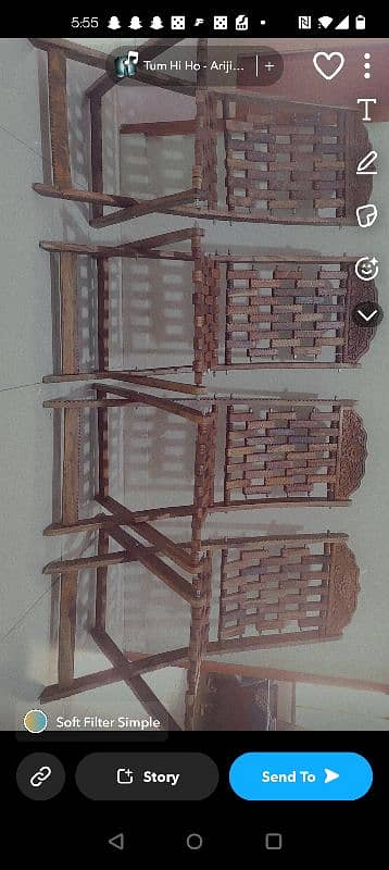 wolnut folding wood chairs 12