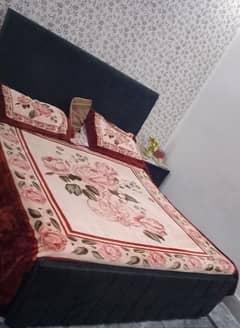 Double Bed with Side tables and dressing table