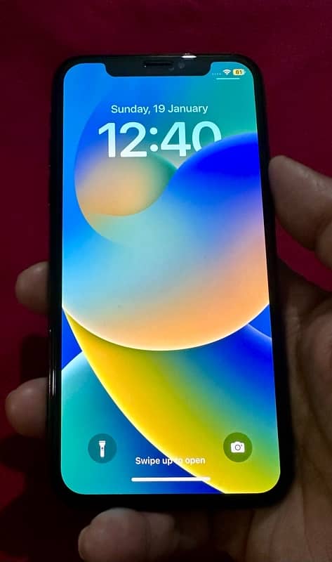 Apple iPhone X 256gb PTA approved Grey FACE ID ISSUE 9.8/10 condition. 1