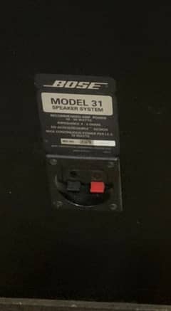 Bose bookshelf 31 model 8inch speaker