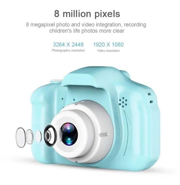 Kids Digital Video Camera 1080P Mini Camera For Kids HD inch Screen 1