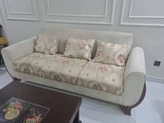 7 seater White Sofa.