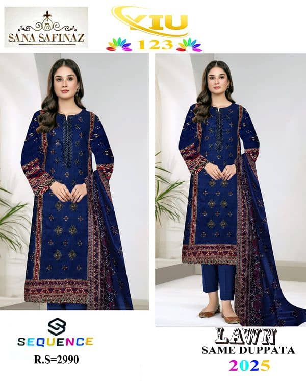 Stylish Women's Unstitched Clothes Collection 0