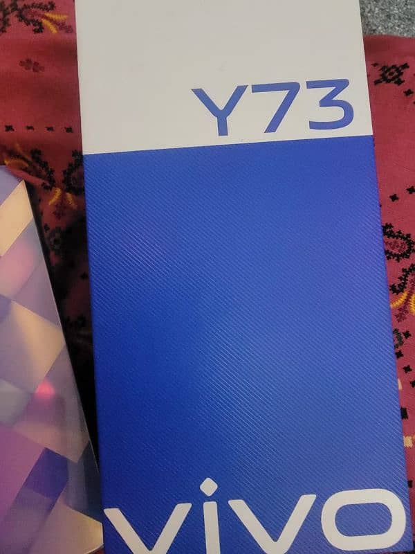 vivo y73 with box and charger 1