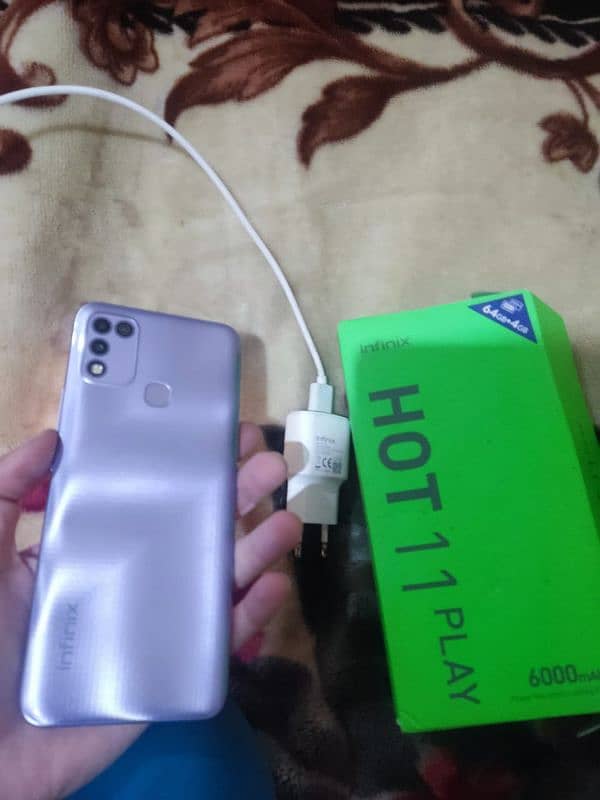 Infinix Hot 11 play officel PTA approved 4/64 5