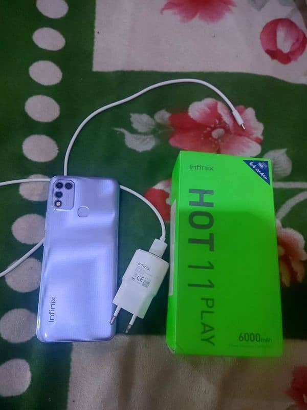 Infinix Hot 11 play officel PTA approved 4/64 9