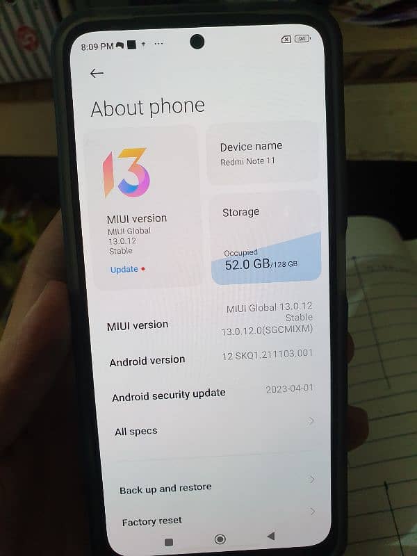 Redmi Note 11 with box 7