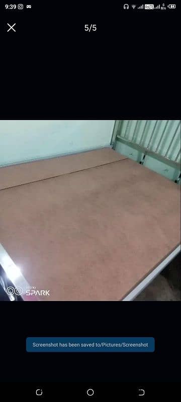 Steel bed for sale 5x6.5 bed 2