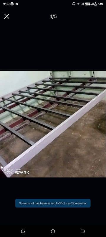 Steel bed for sale 5x6.5 bed 3