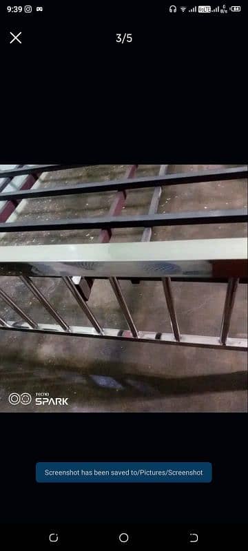 Steel bed for sale 5x6.5 bed 4