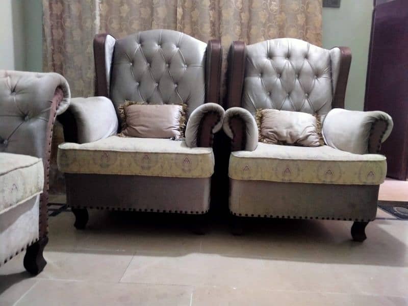 Sofa Set 7 seater with cushions 5