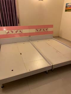 Single Bed set with side table