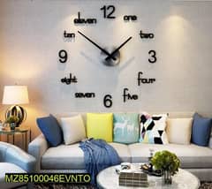 3D DIY Wooden Big Wall Clock