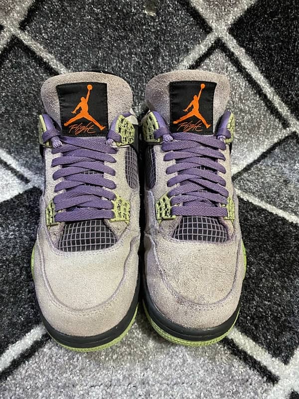 Jordan 4 retro canyon purple 0