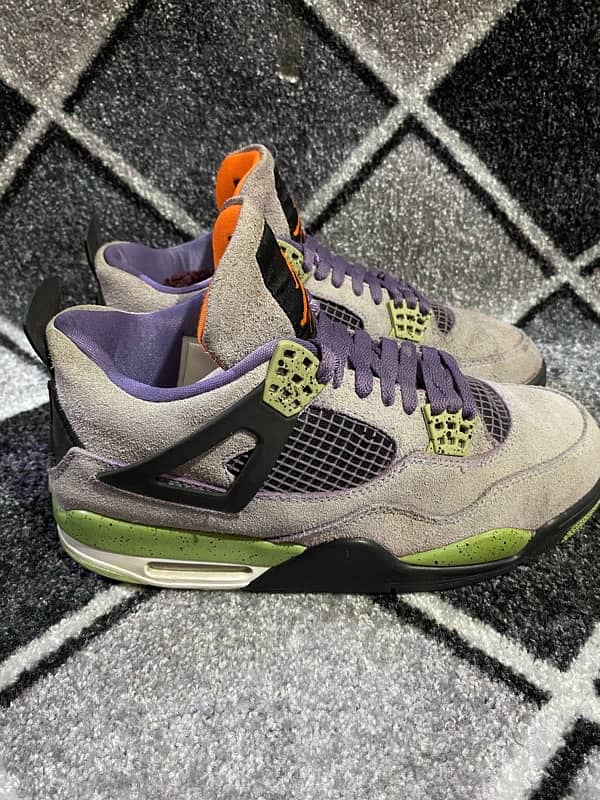 Jordan 4 retro canyon purple 1