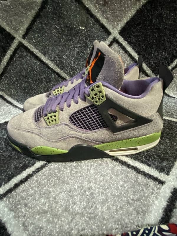 Jordan 4 retro canyon purple 2