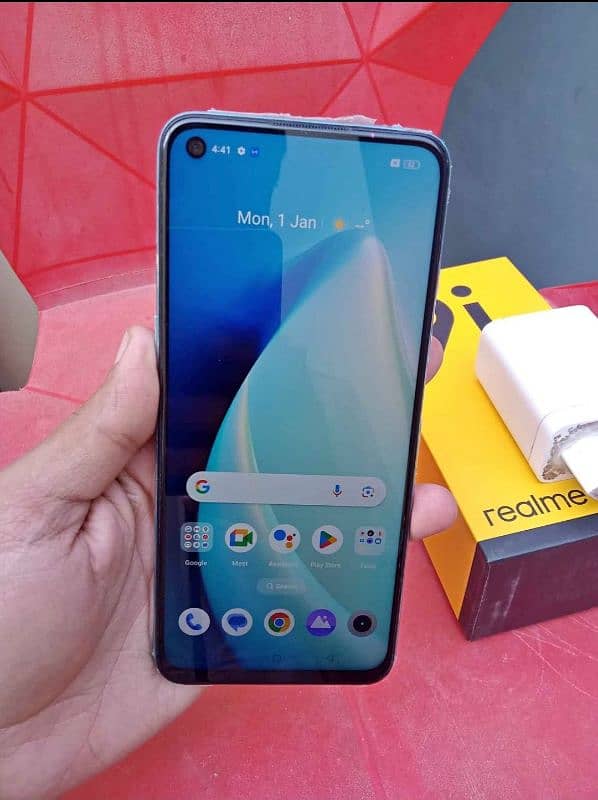 REALME 9I 6 + 128 BOX + ORIGINAL CHARGER 0