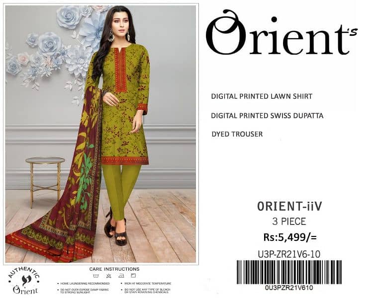 Orient brand printed digital lawan 1