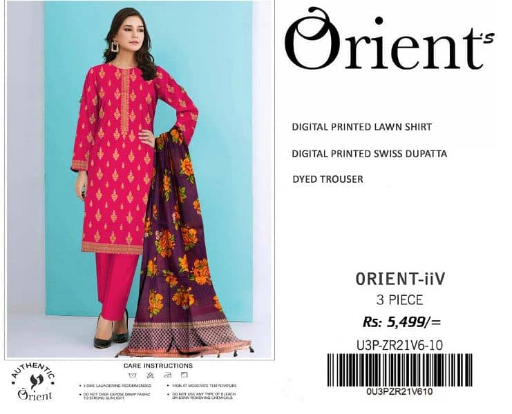 Orient brand printed digital lawan 9