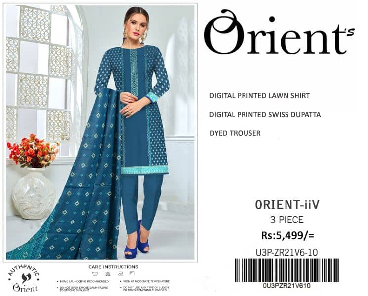 Orient brand printed digital lawan 10