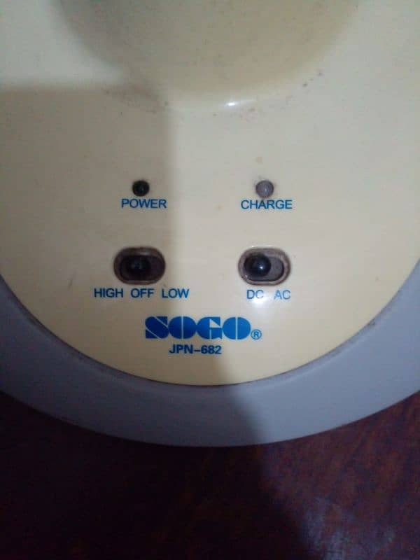 SOGO CHARGING FAN For SALE 2