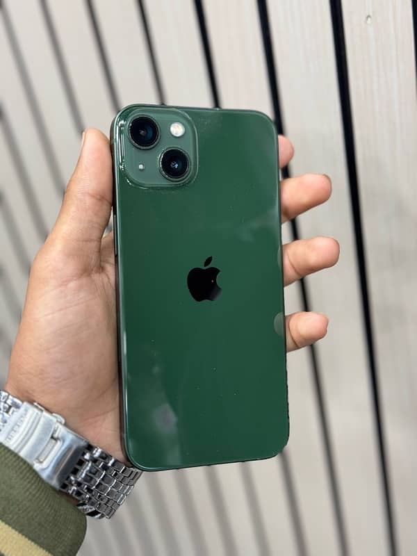 Iphone 13 jv 128 gb 99 health water pack green colour 2