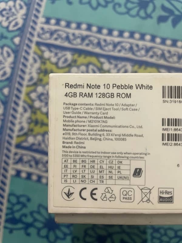 Redmi Note 10 4+2 GB RAM 128 GB ROM 2