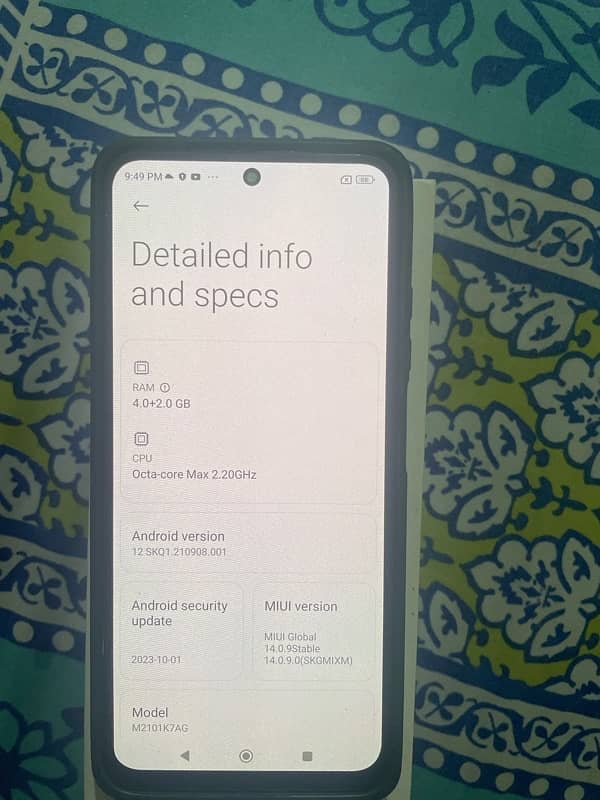 Redmi Note 10 4+2 GB RAM 128 GB ROM 10