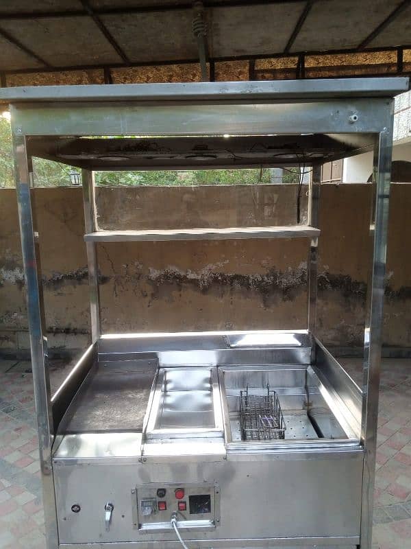 fryer and shawarma counter 3