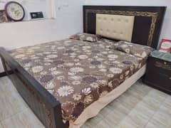 Double Bed with 2 Side tables