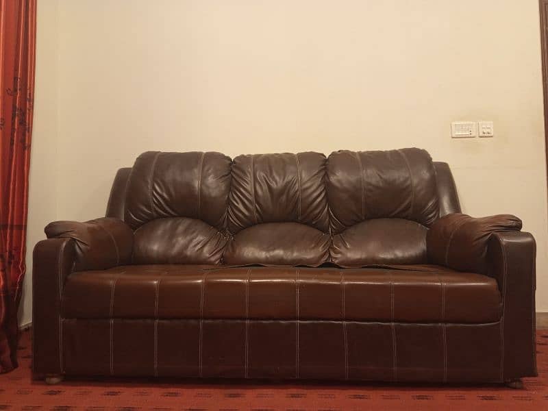 Genuine Luxury Sofa Relexer Brown   Colour 7 Seaters Sofa Set 4