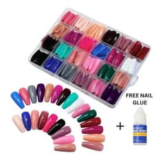 Artificial Nails 576 Pcs with smooth and even coverage