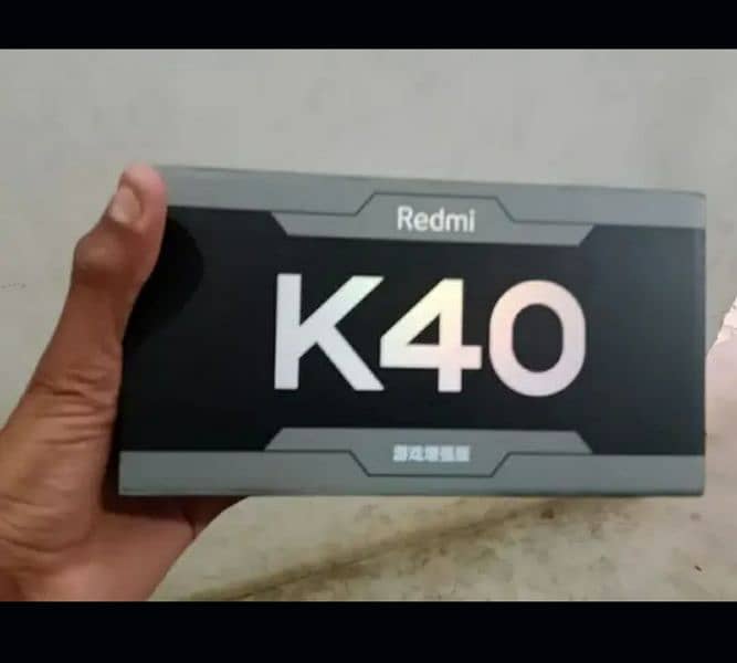 Redmi k40  with box 1