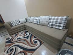 7 Seater L Shaped Sofa, Just Like Brand New,