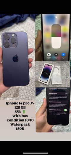 Iphone 14 pro JV 128 GB