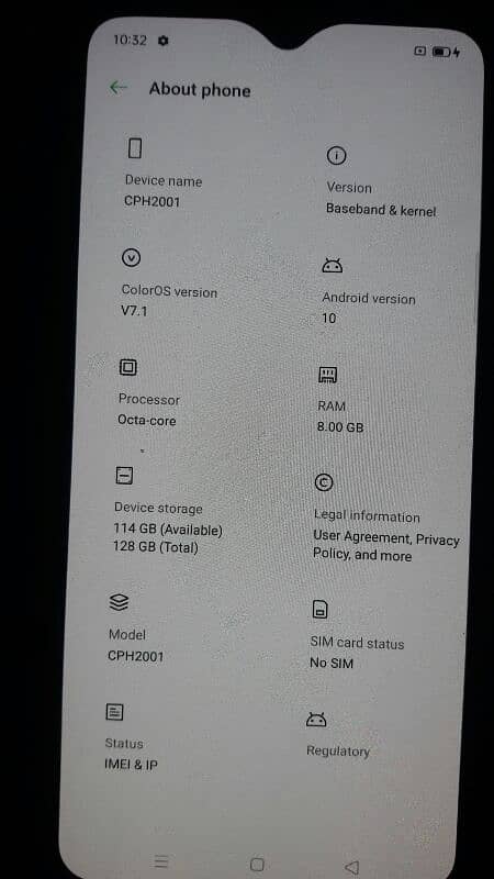 opoo f15 8gb ram 128 stroage all ok 4