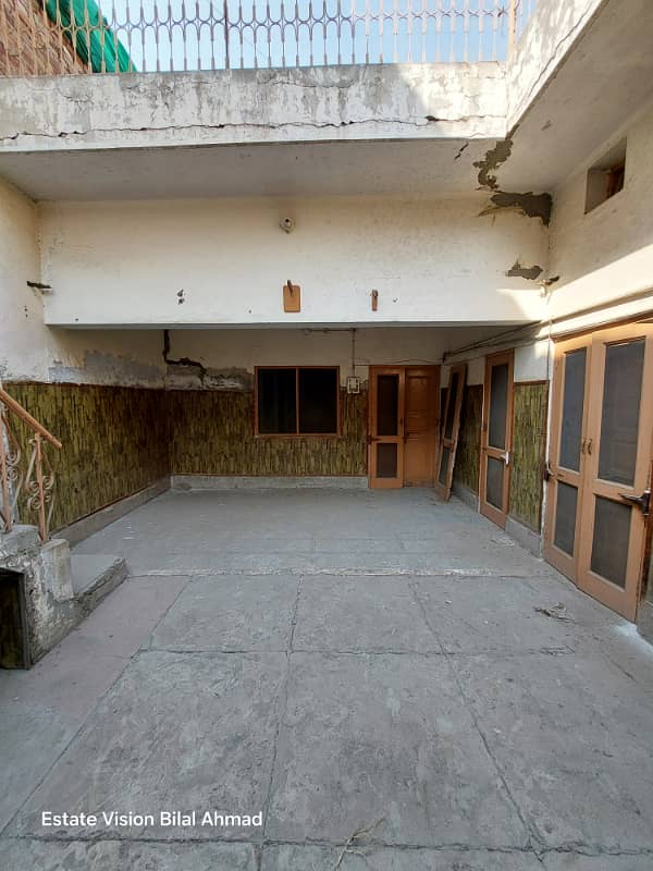 5 Marla single story old construction house available for rent in Y block Madina Town 8