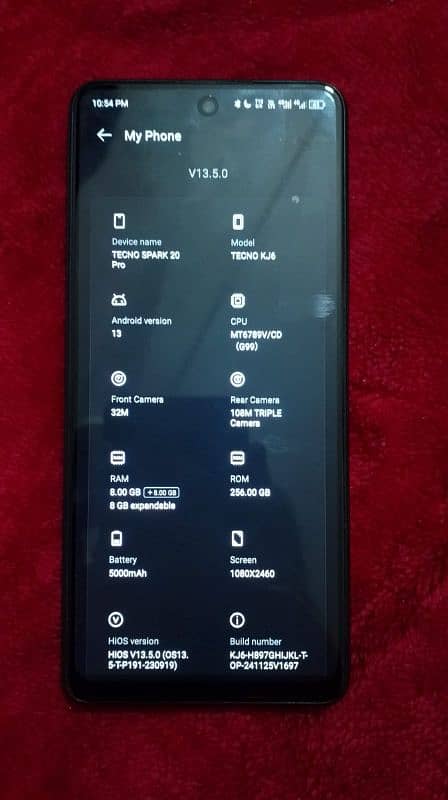 Tecno Spark 20 Pro | 8+8 256GB | 7 months warranty remaining 1